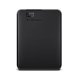 WD 1TB Elements, Disco duro externo portátil, USB 3.0, Negro