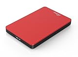Sonnics 1TB Rojo Disco duro externo portátil de Velocidad de transferencia ultrarrápida USB 3.0 para PC Windows,...